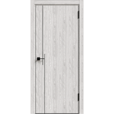 Дверь межкомнатная Дубрава Сибирь Галактика КОМЕТА 3 Ясень снежный, глухое полотно, кромка, молдинг